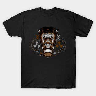 apes mask monkey ilustration T-Shirt